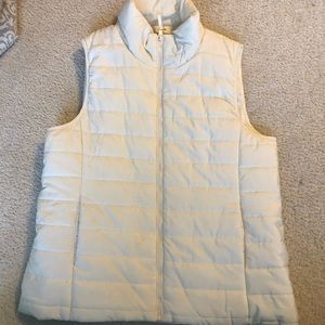 Cream vest
